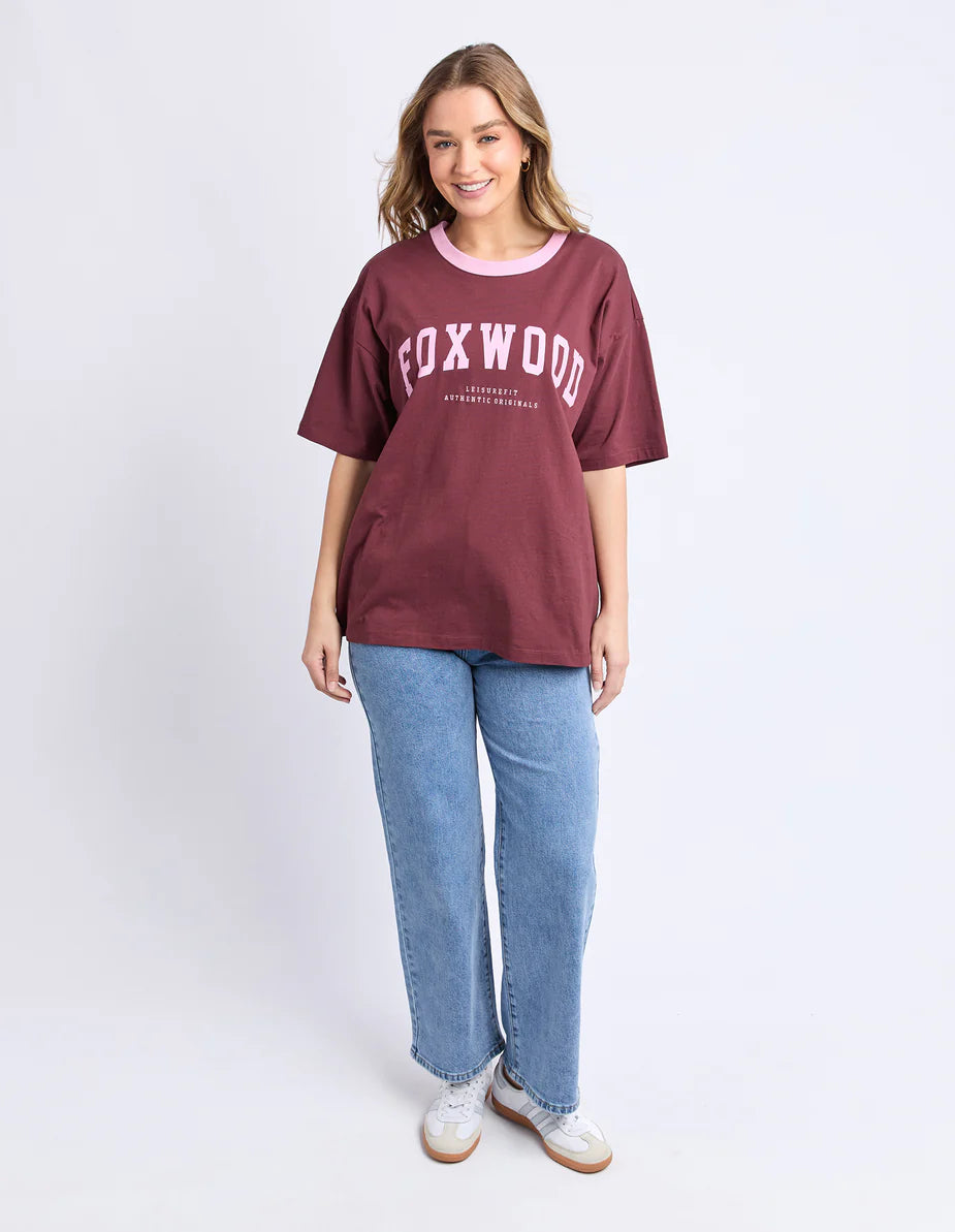 Intention Contrast Tee- Port