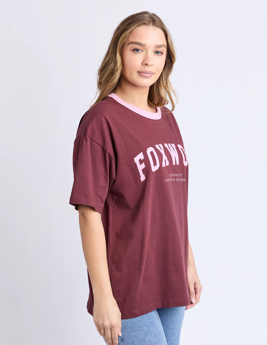 Intention Contrast Tee- Port