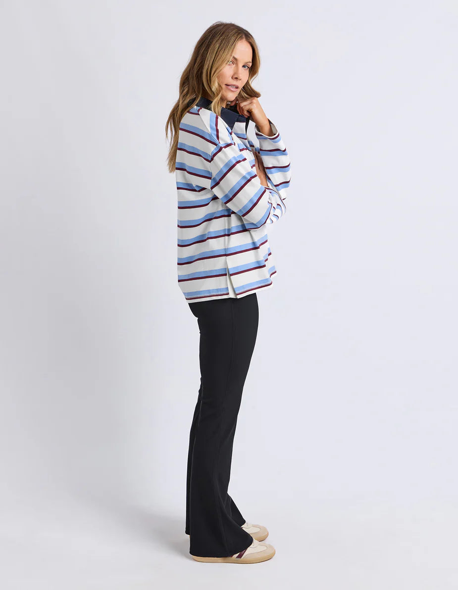 Cindy Stripe Rugby Top
