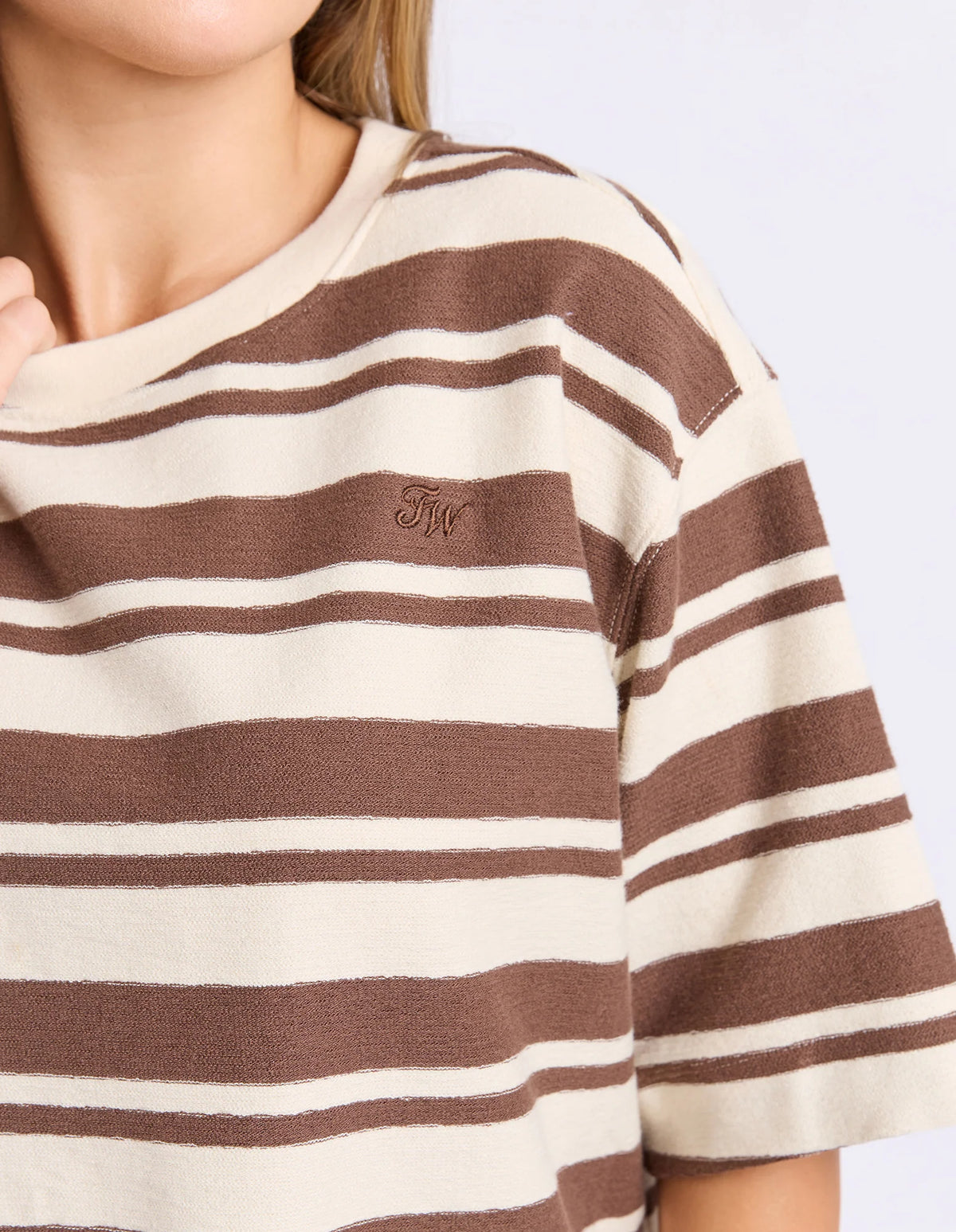 Foxwood Tides Top- Chocolate