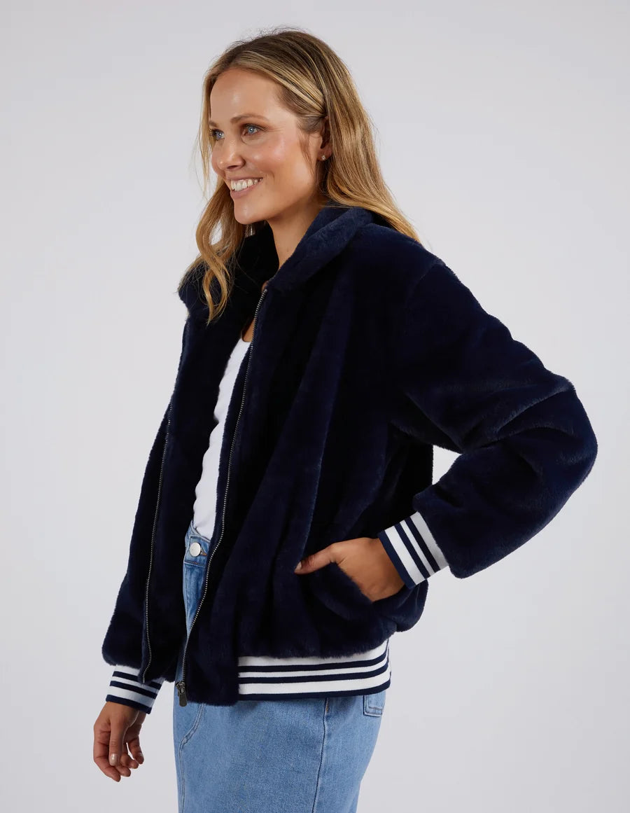 Nora Bomber Jacket - Navy