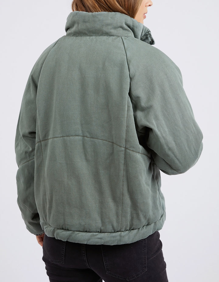 Rosalee Denim Jacket - Khaki