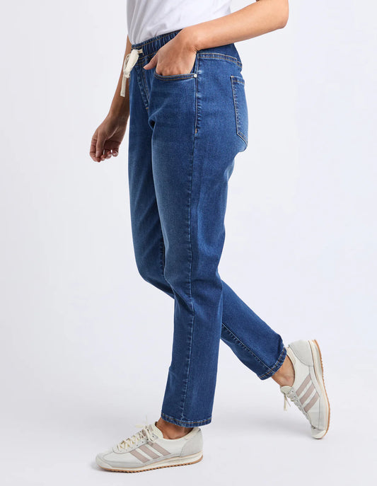 Juliette Jogger Jean - Vintage Blue