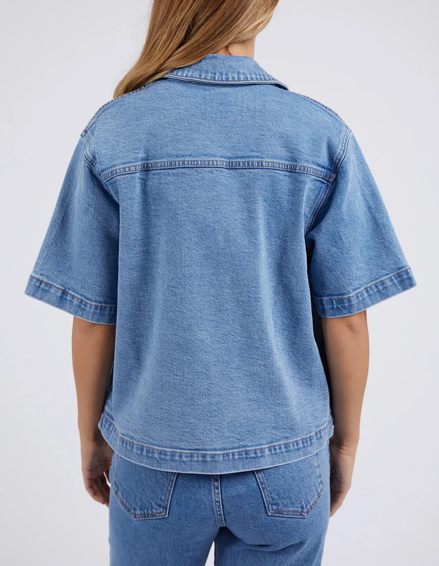 Huntleigh Denim Shirt- Light Blue