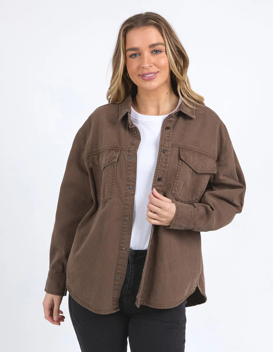 Daisy Overshirt - Chocolate
