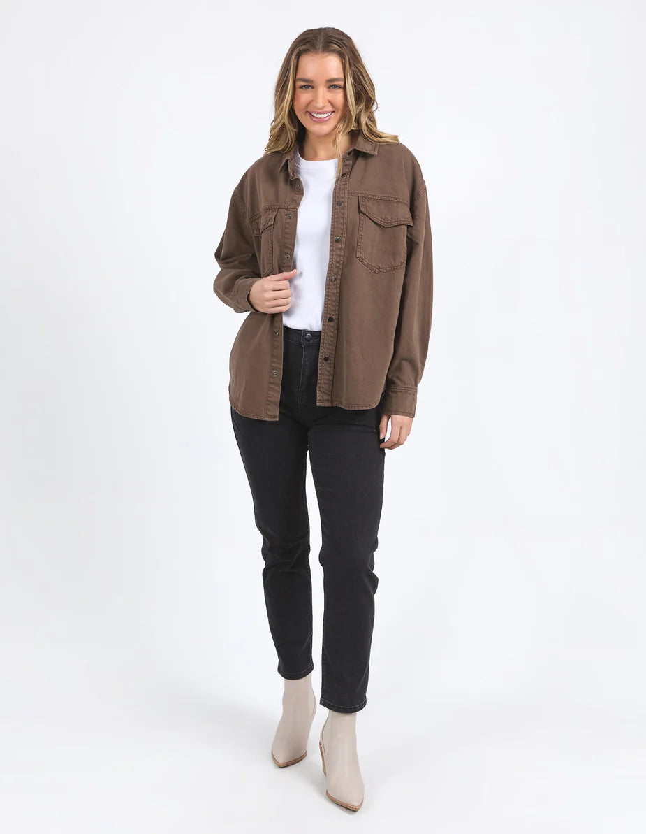 Daisy Overshirt - Chocolate