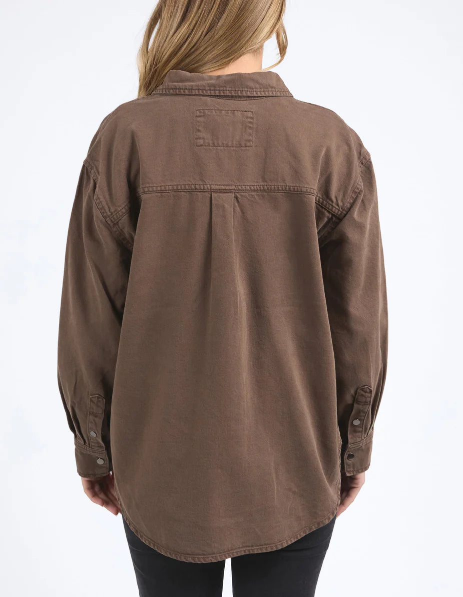 Daisy Overshirt - Chocolate