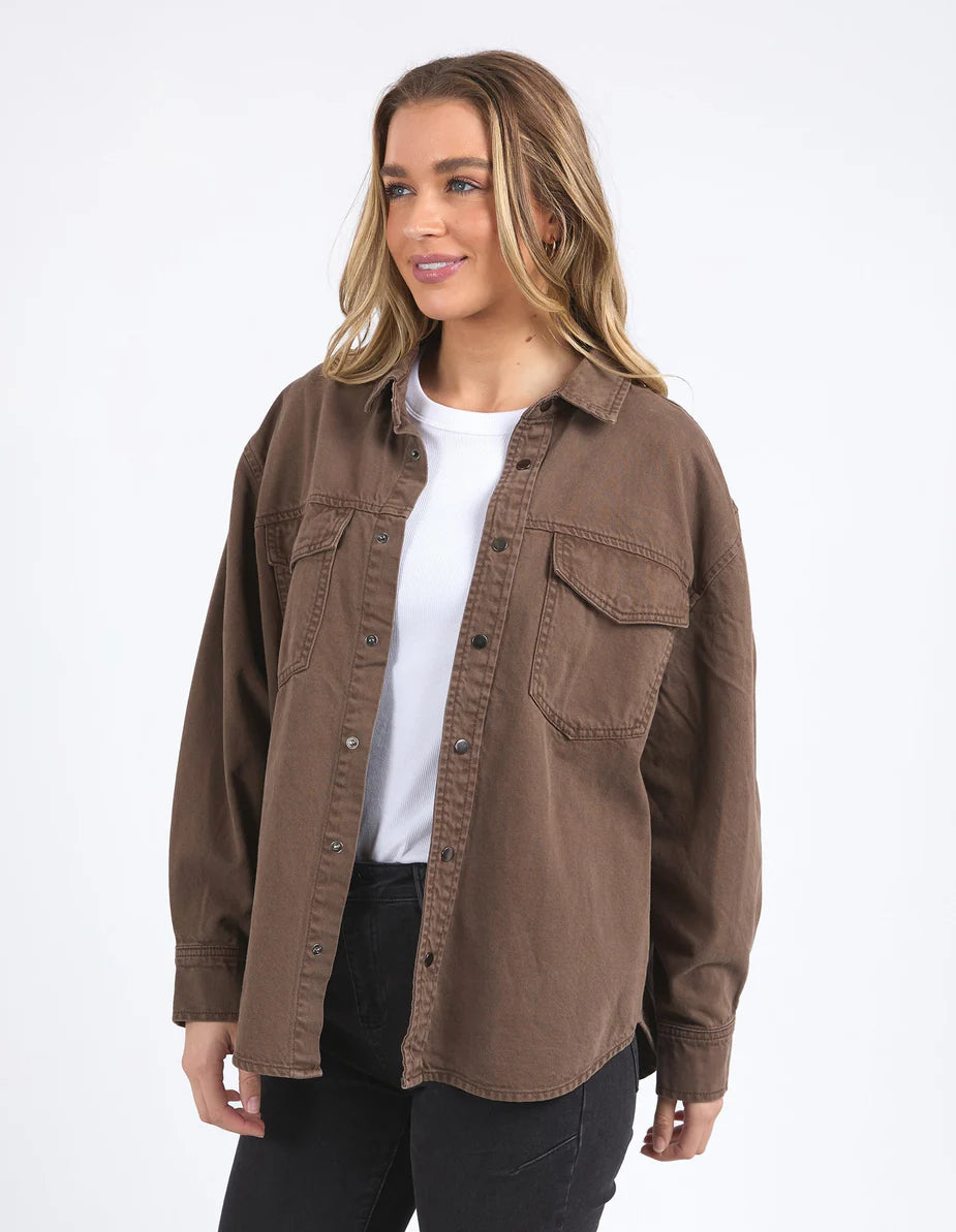 Daisy Overshirt - Chocolate
