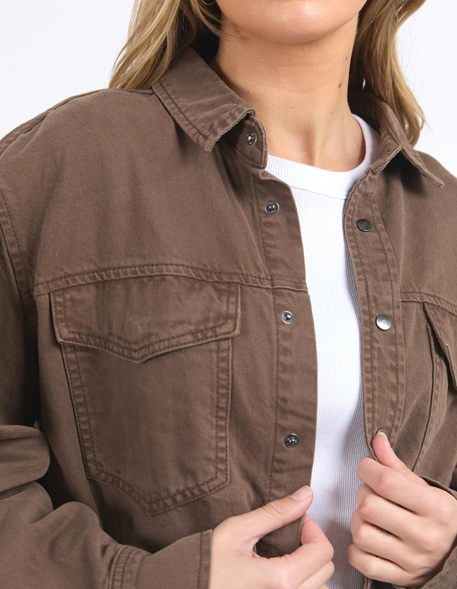 Daisy Overshirt - Chocolate