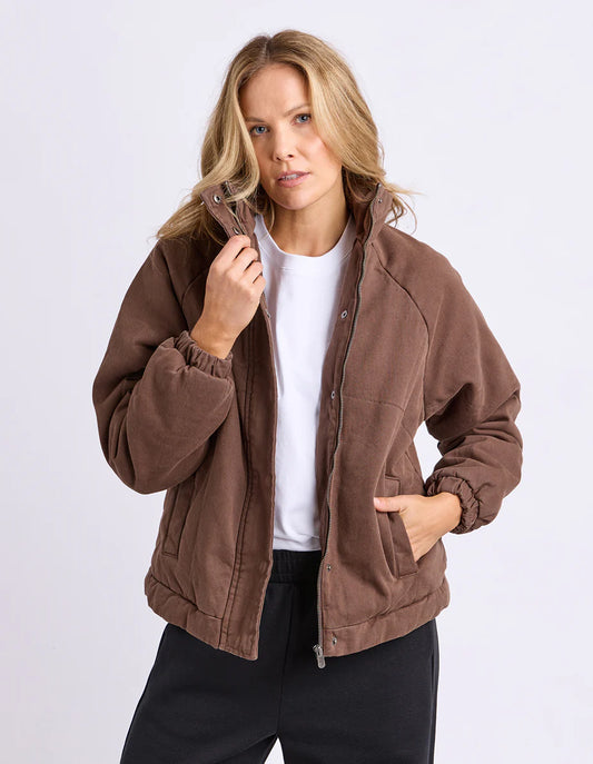 Rosalee Denim Jacket - Brown