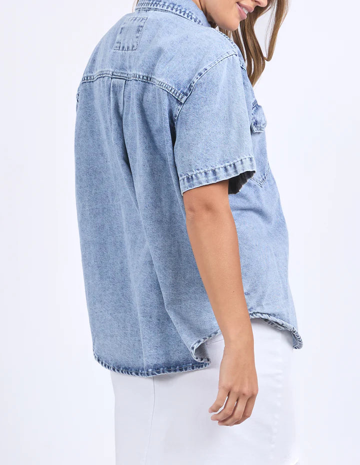 Daisy S/S Shirt- Light Blue