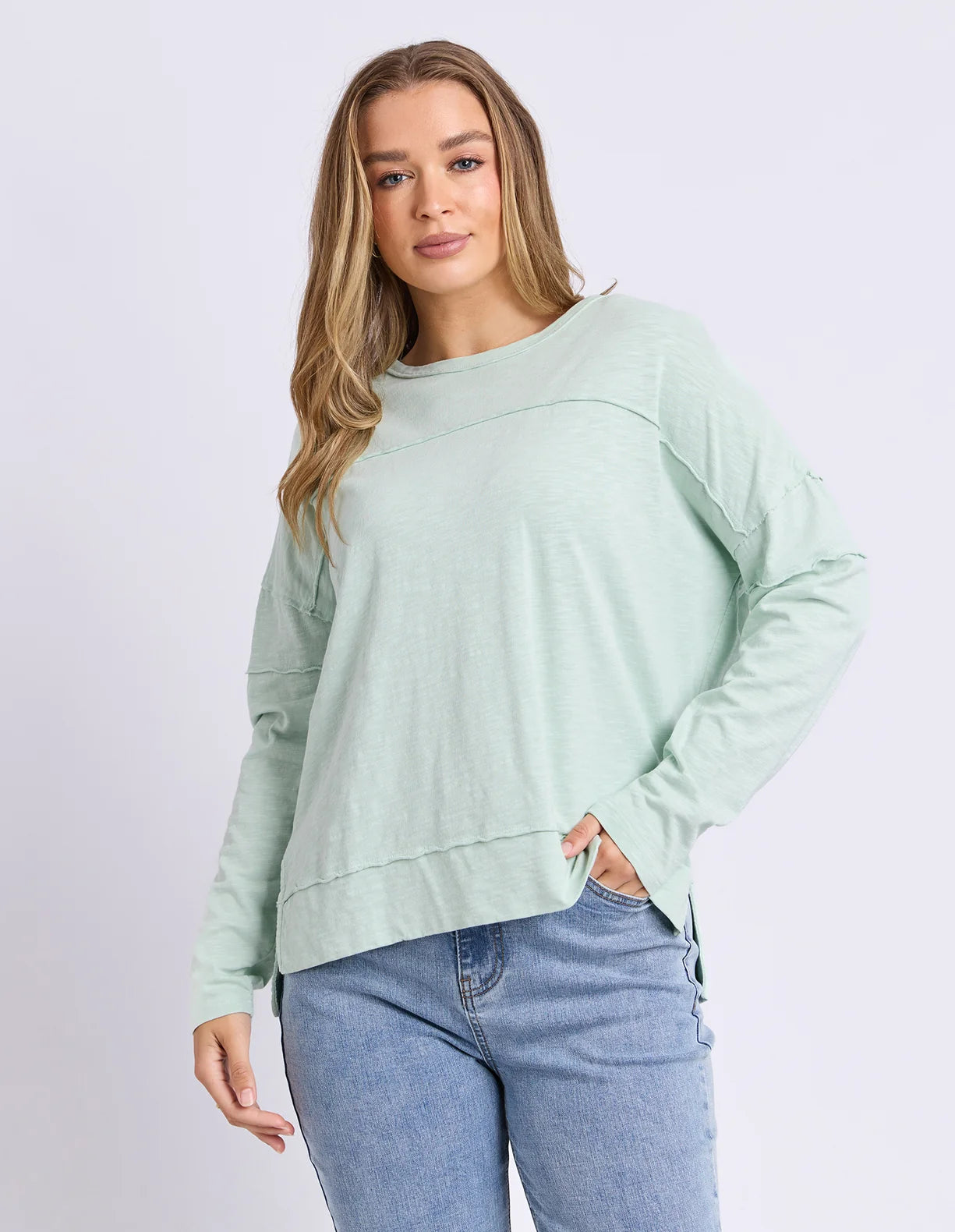 Jayne Throw On- Subdued mint