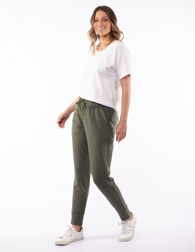 Luxe Lazy Days Pant - Khaki (BAXTER & ONLINE ONLY)