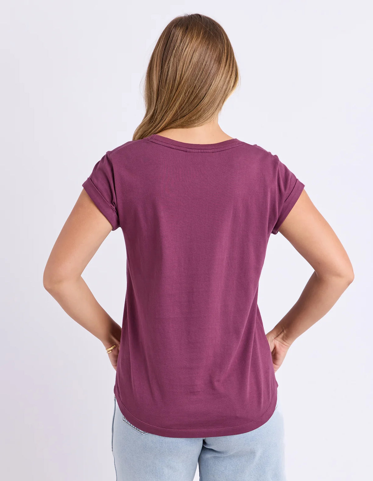 Manly Tee- Plum
