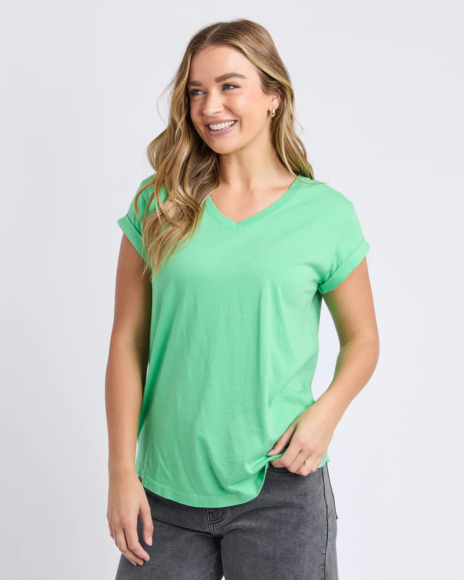 Manly Vee Tee- Irish Green