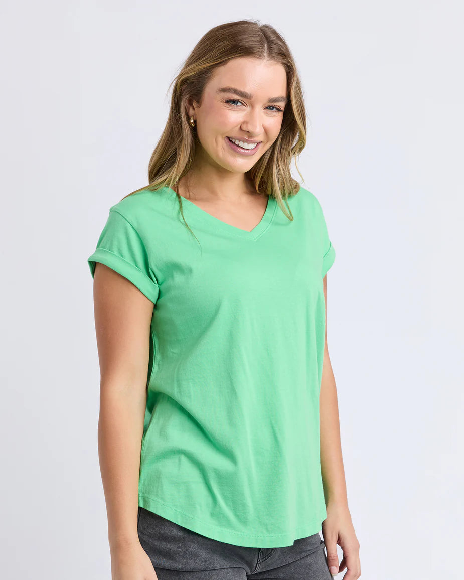 Manly Vee Tee- Irish Green