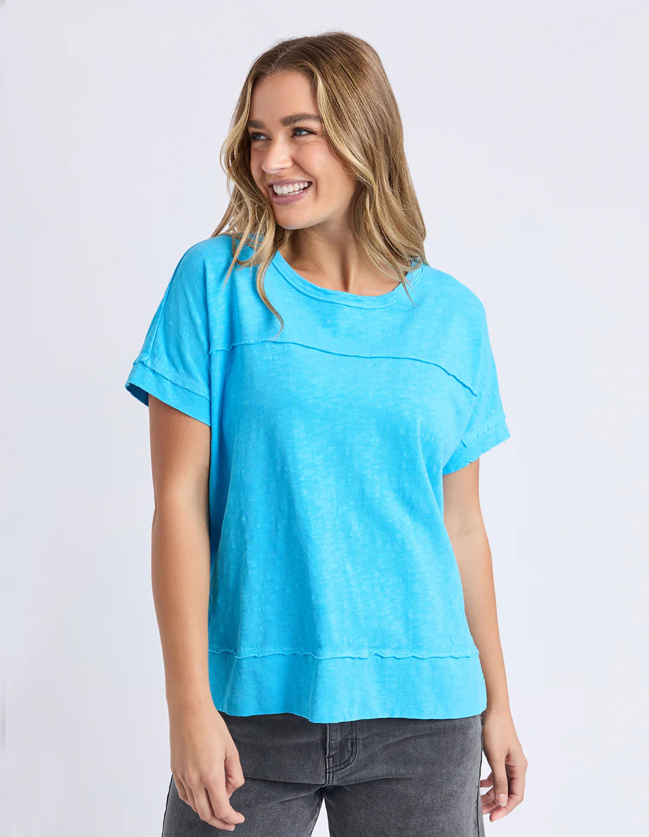 Allison Tee- Azure Blue