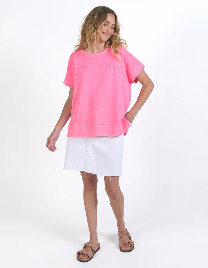 Allison Tee- Neon Rose
