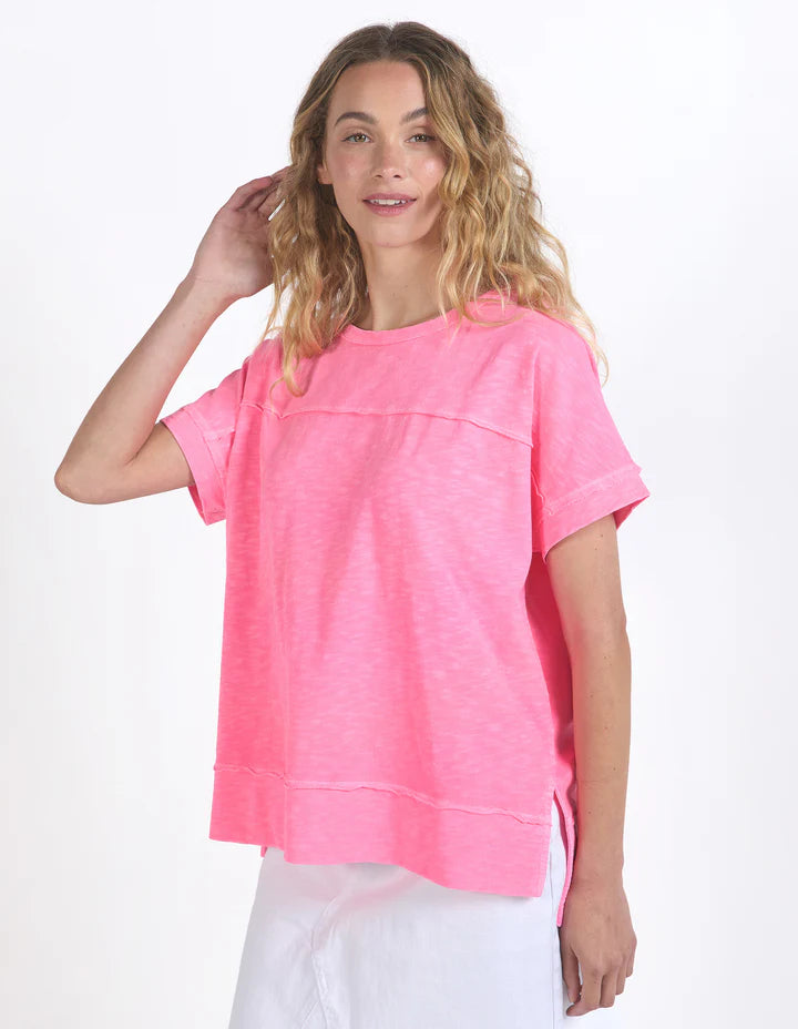 Allison Tee- Neon Rose