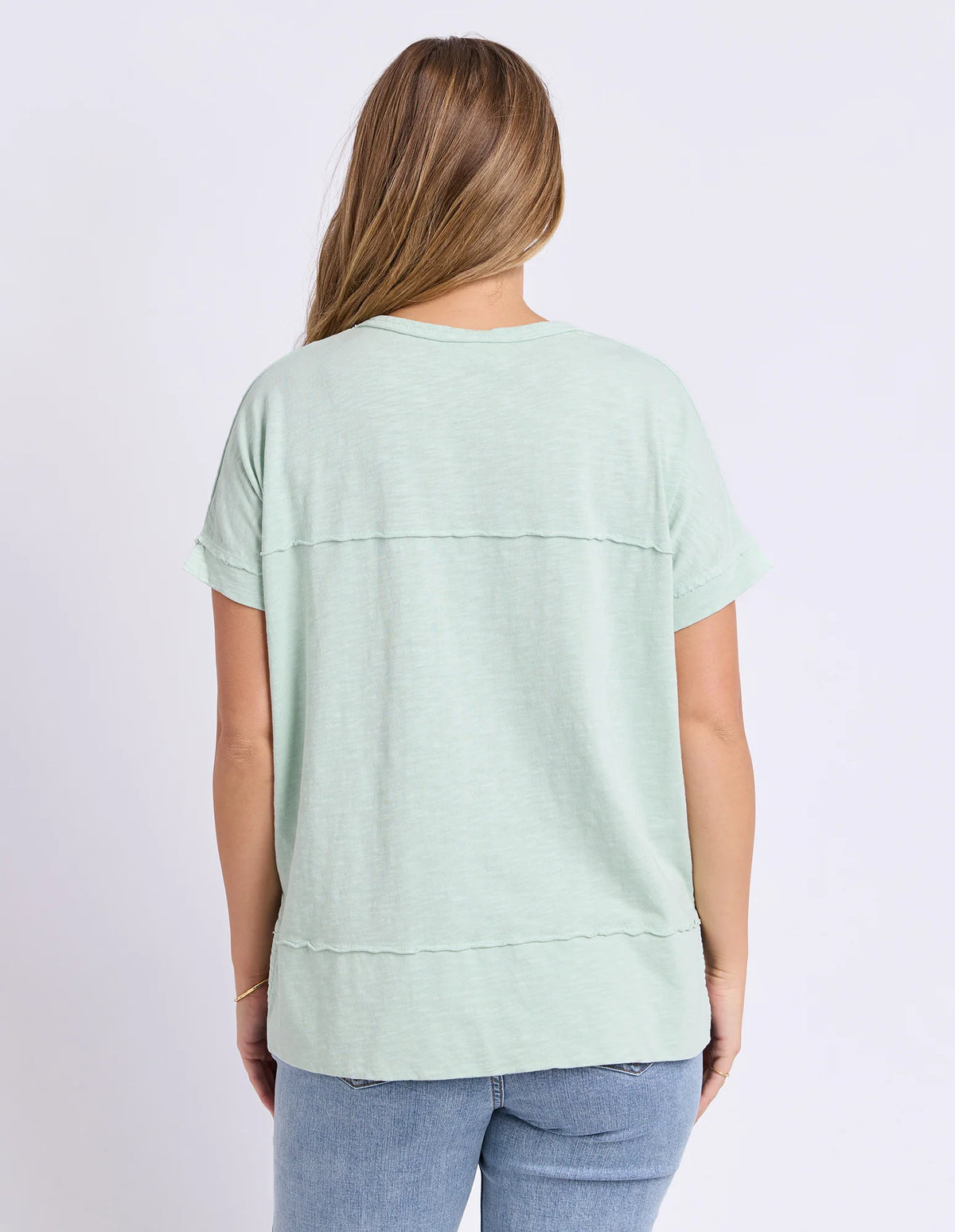 Allison Tee- Subdued Mint