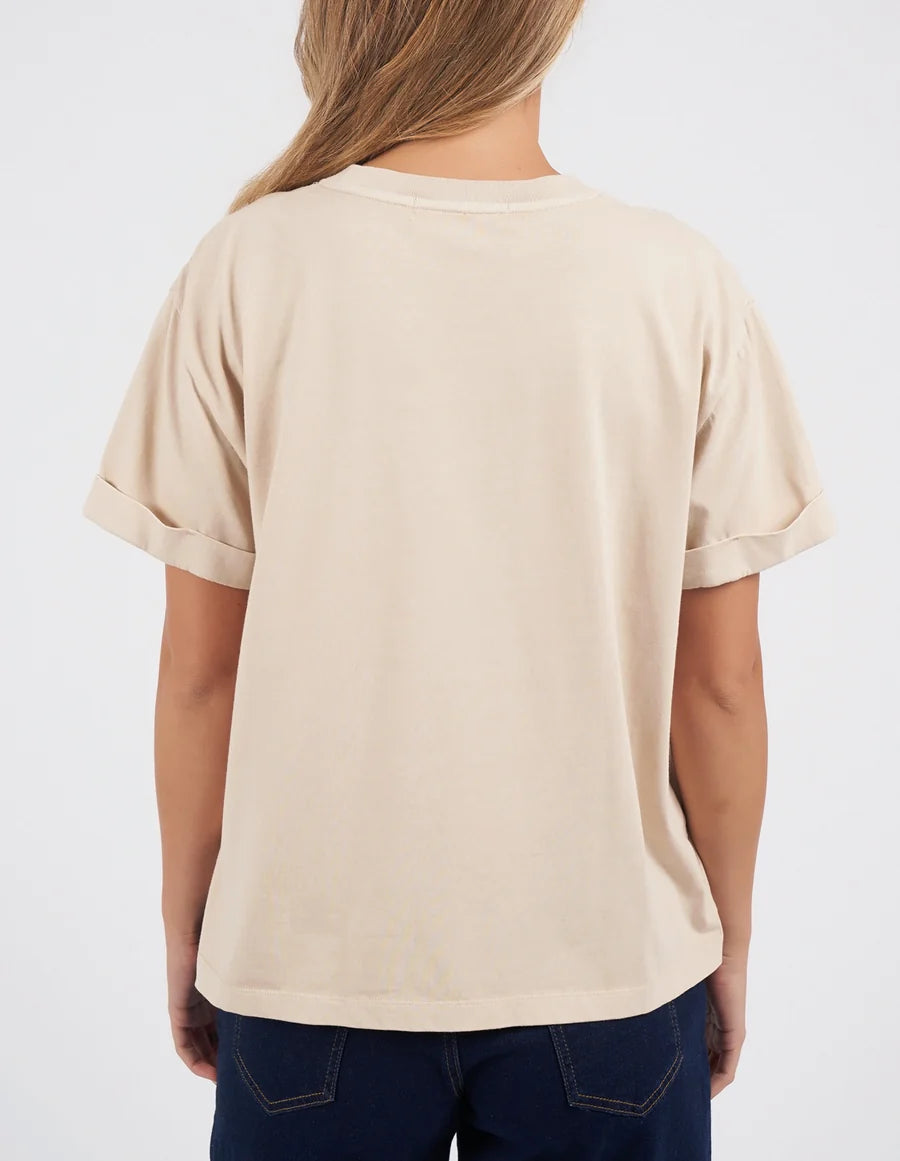 Huntleigh Oversized Tee- Oat