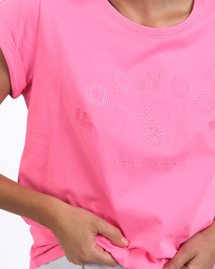 Effortless Tee - Neon Rose