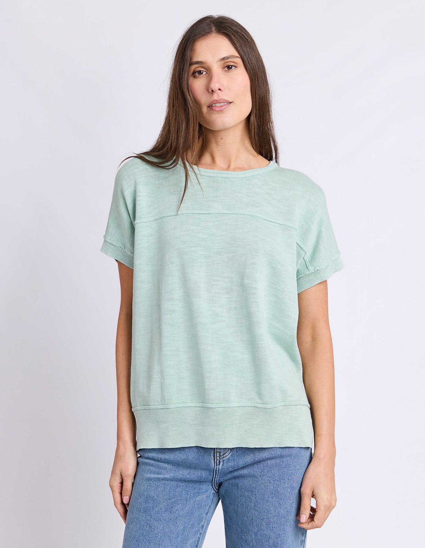 Allison Knit- Subdued Mint