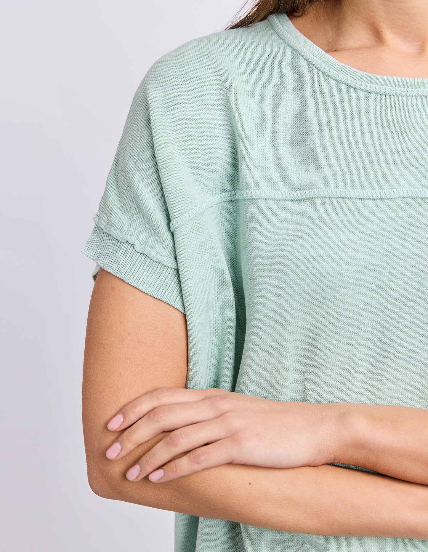 Allison Knit- Subdued Mint