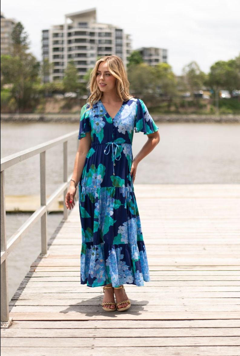 Glorious Maxi Dress- Blue