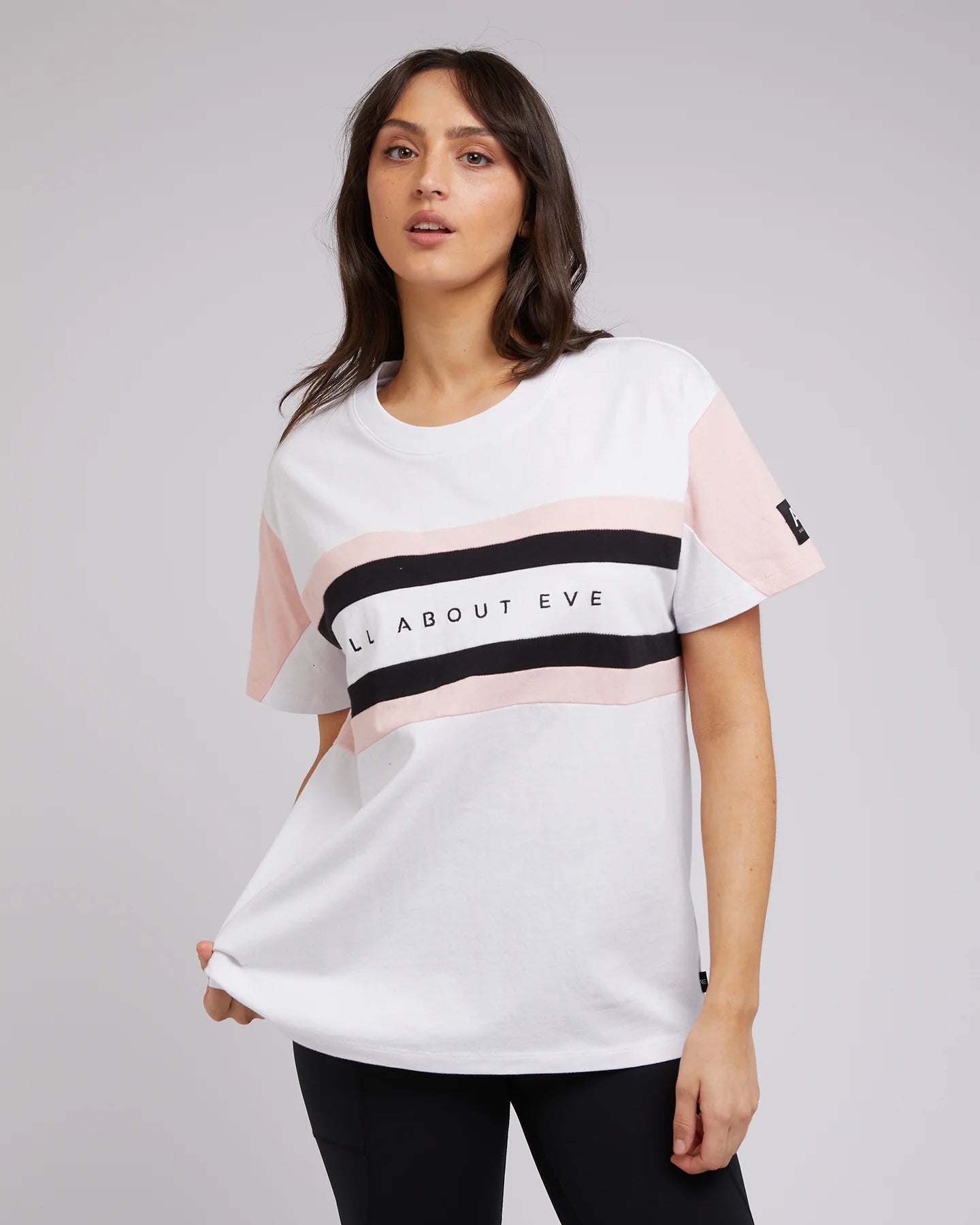 Base Contrast Tee- Vintage White