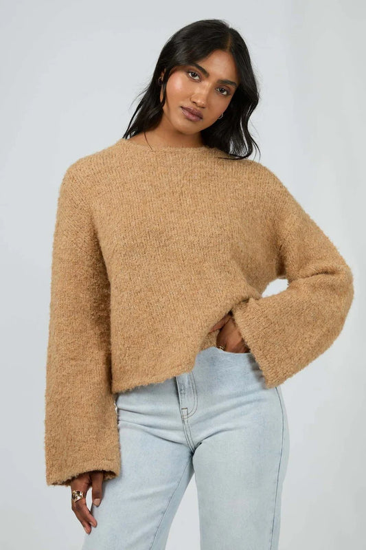 Cleo Knit- Camel