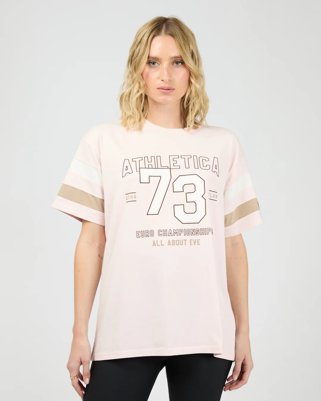 Athletica Relaxed Tee- Lilac