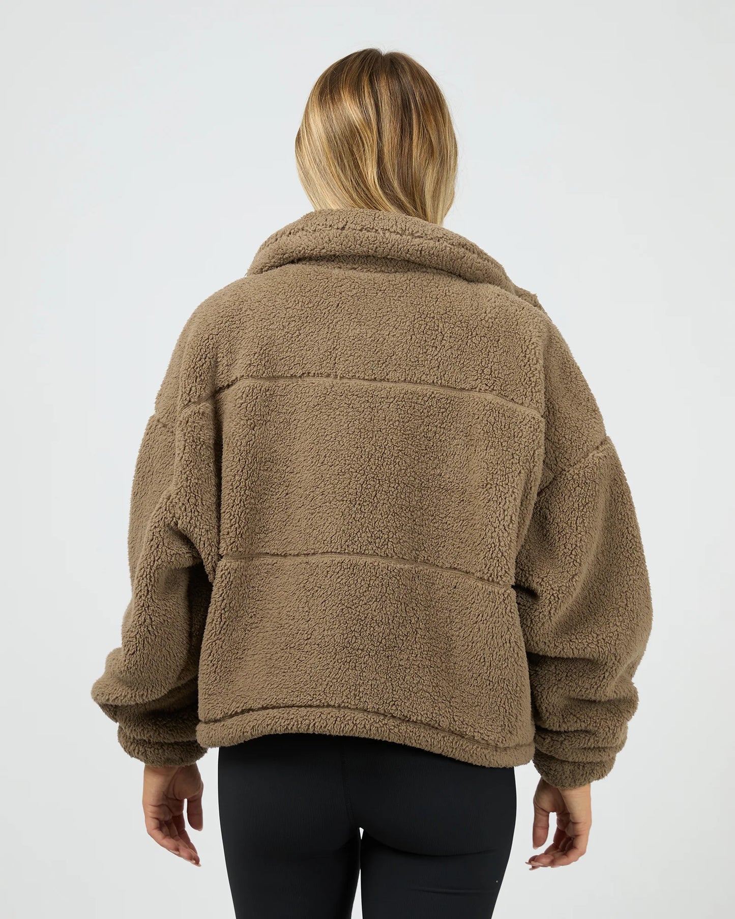 Cosy Club Teddy Jacket - Taupe
