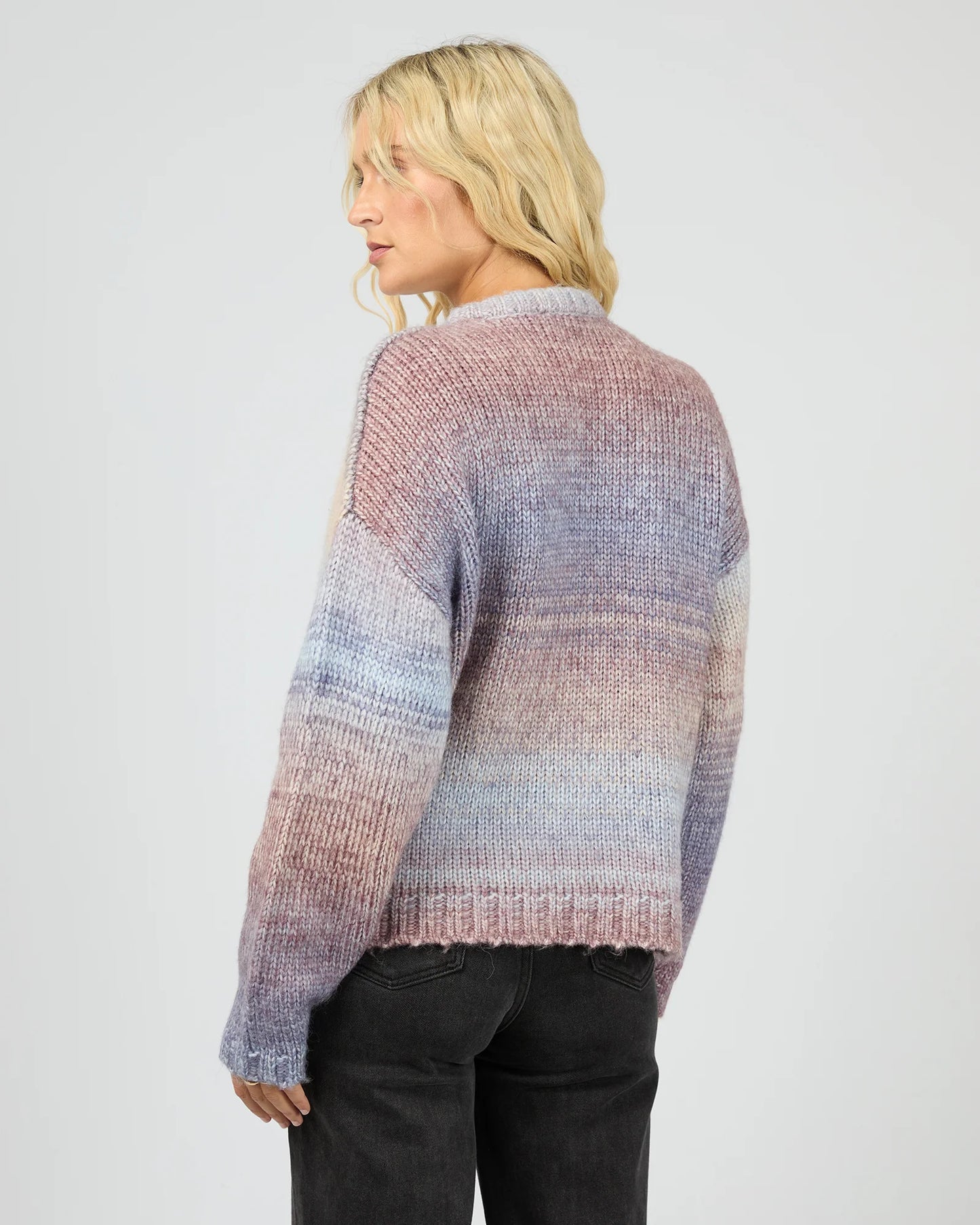 Fray Knit Jumper- Multicoloured