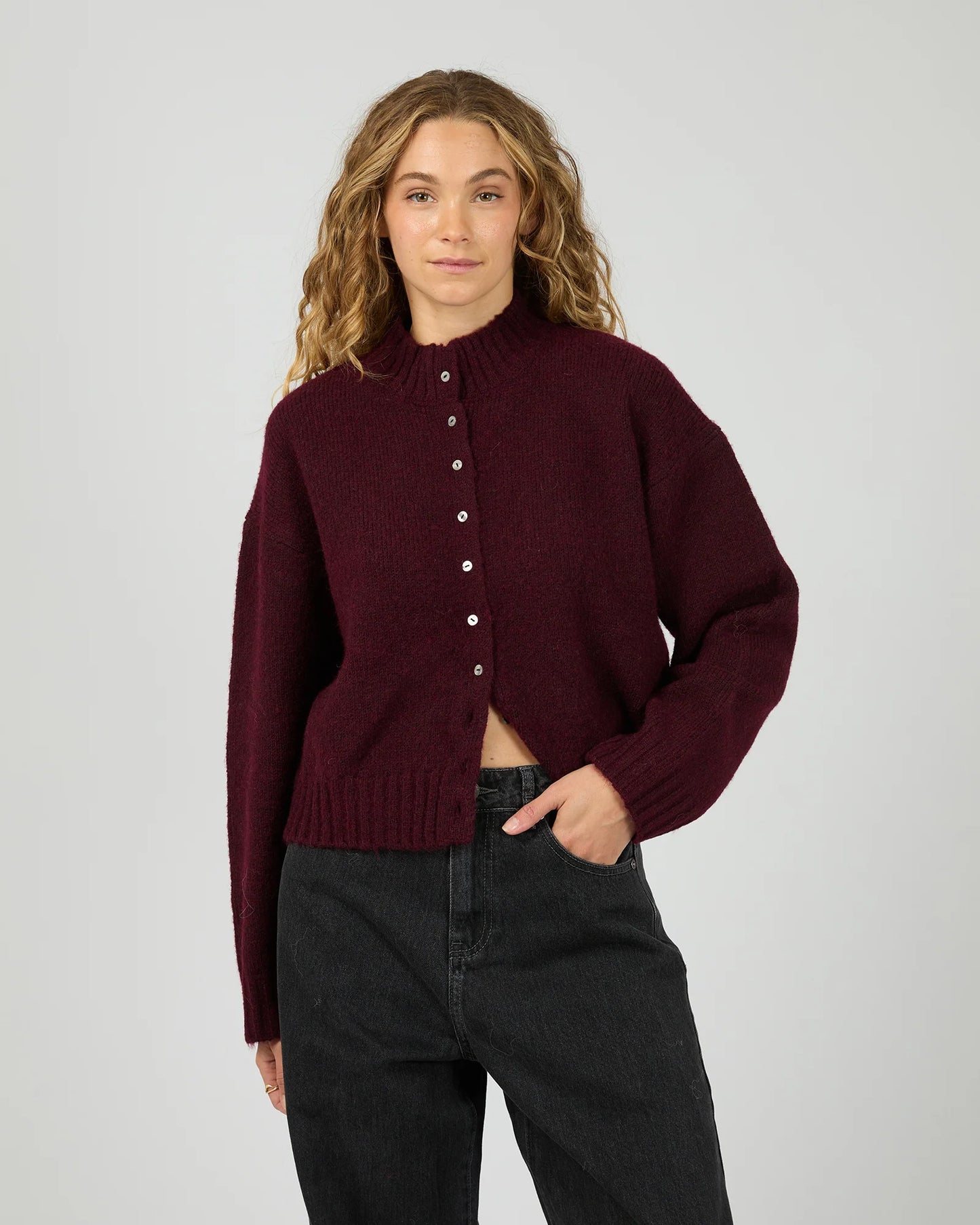 Rosalia Cardigan - Wine