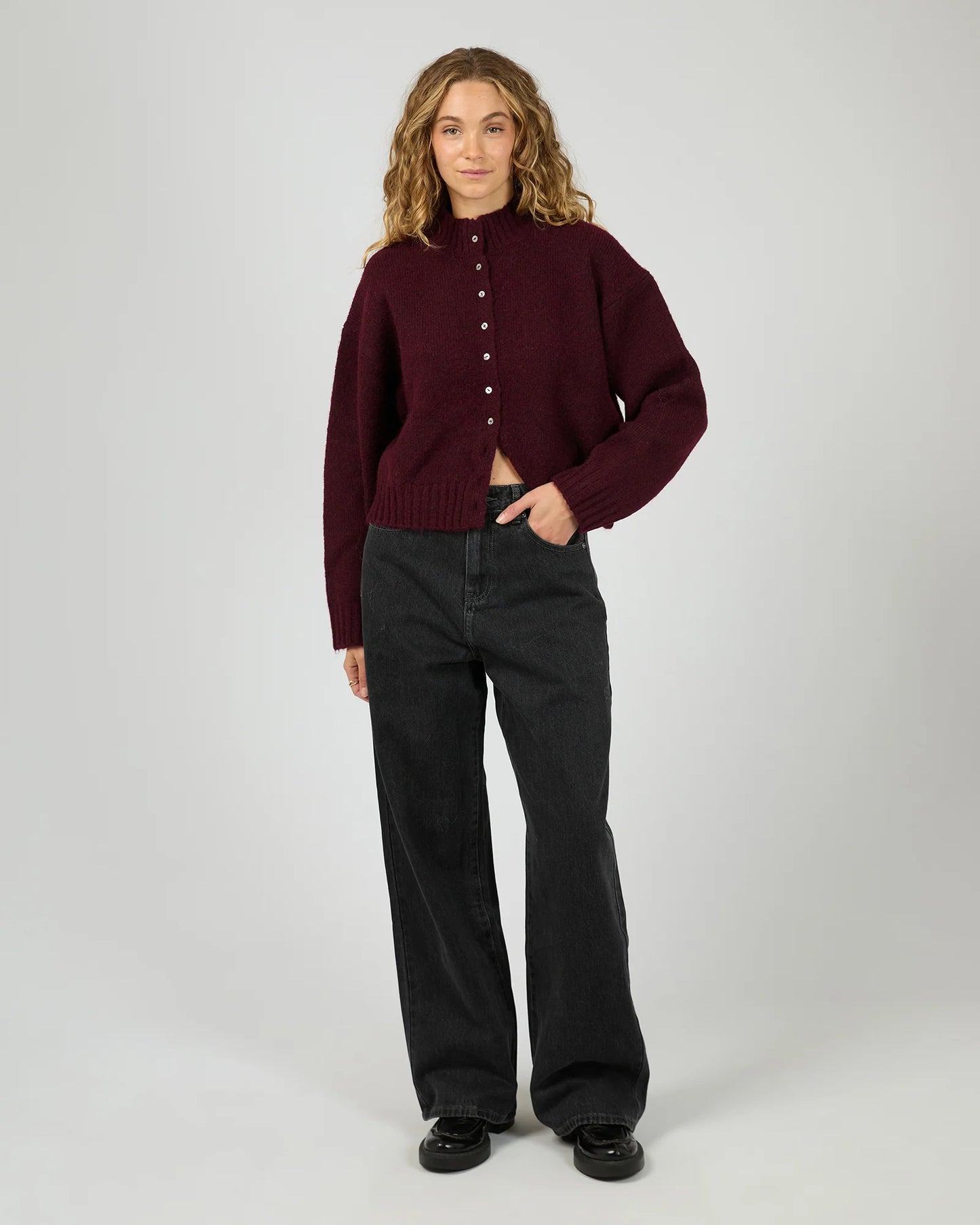 Rosalia Cardigan - Wine