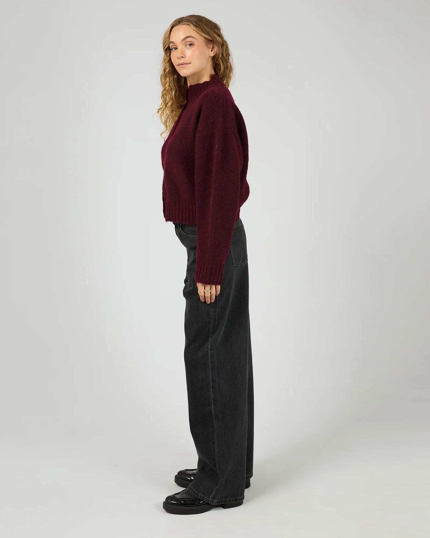 Rosalia Cardigan - Wine