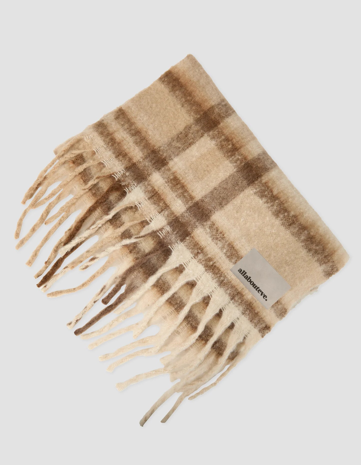 Maine Scarf- Brown Check