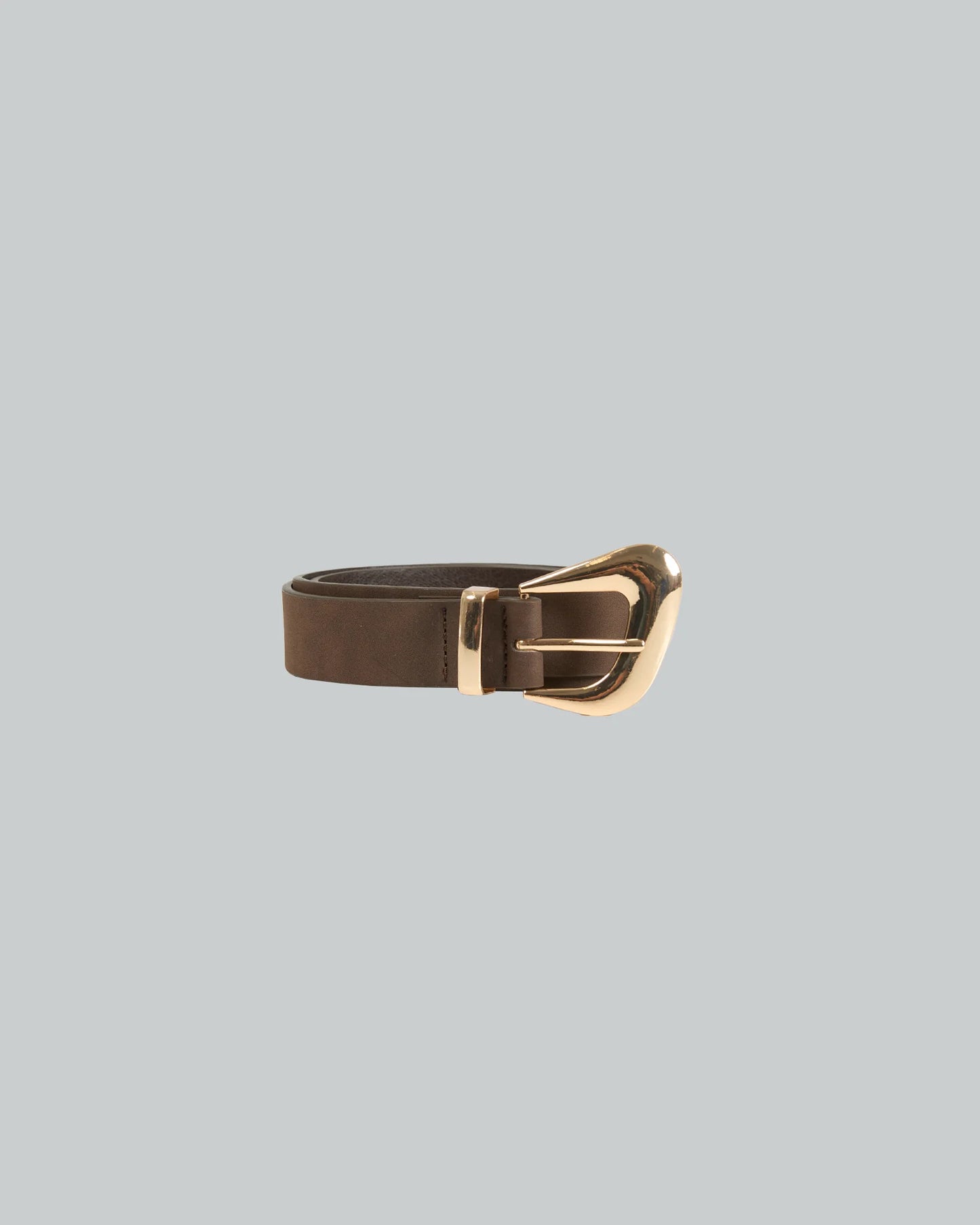 Mika Buckle Belt- Brown