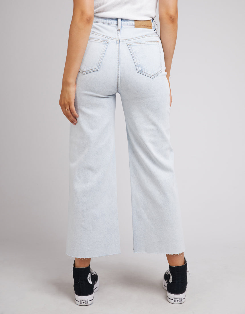 Charlie High Rise Wide Leg Jean- Bleach