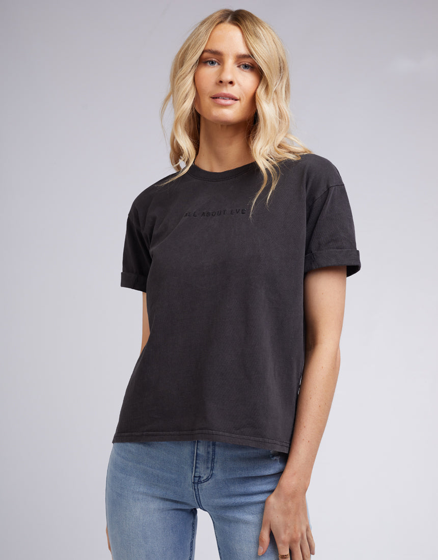 Washed Tee - Washed Black