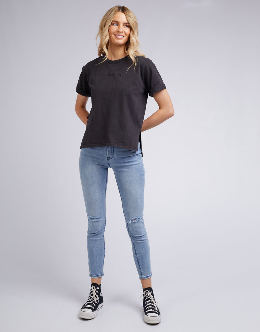 Washed Tee - Washed Black