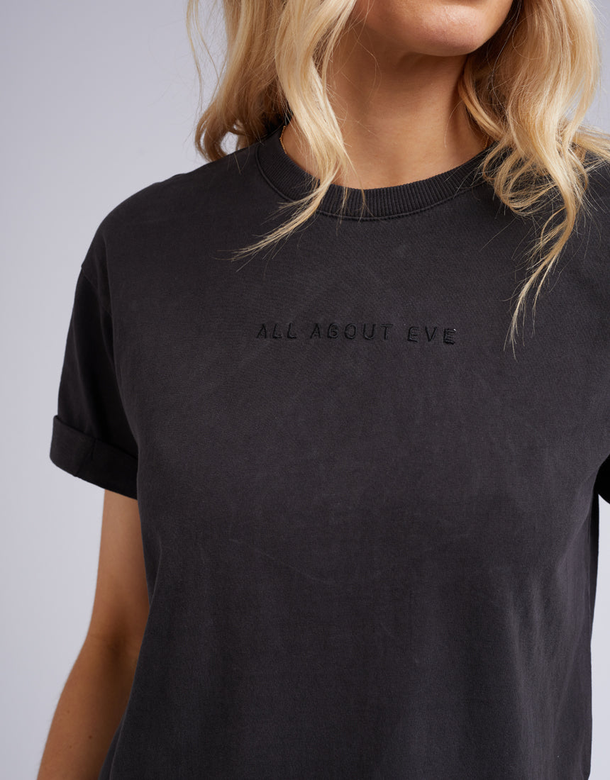 Washed Tee - Washed Black