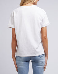 Washed Tee - White