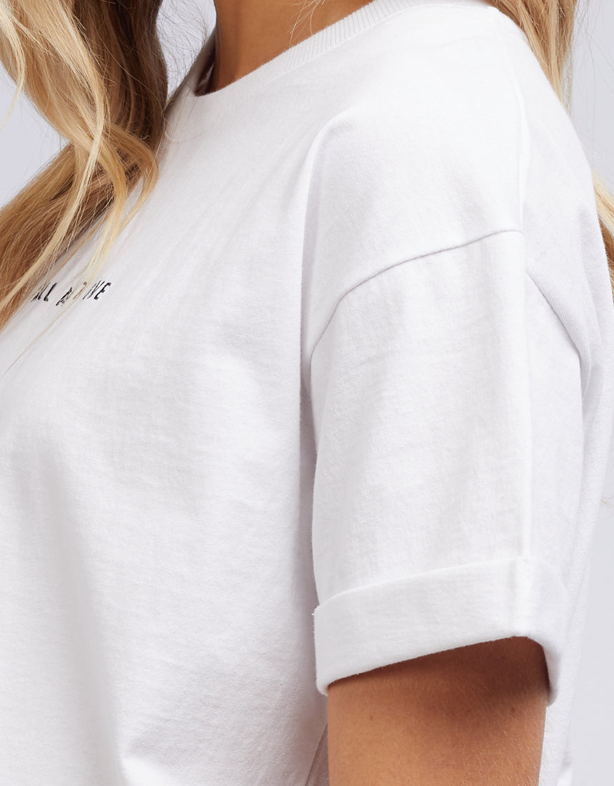 Washed Tee - White