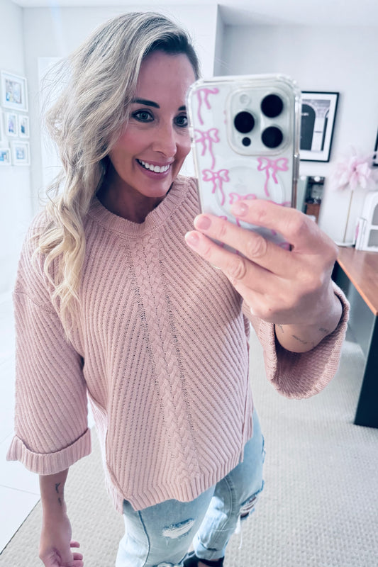 Emily Knit - Pale Pink