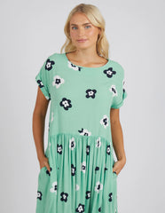 Juno Floral Dress- Green ( BAXTER & ONLINE ONLY)