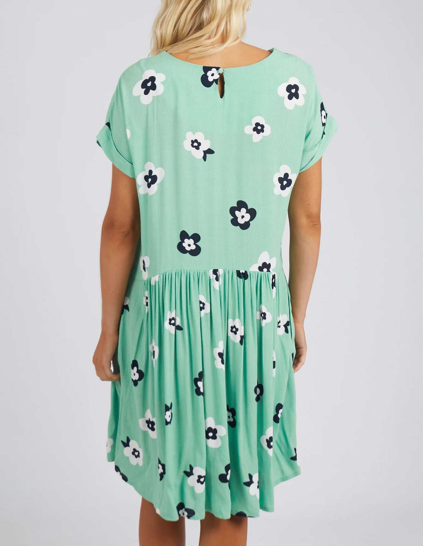 Juno Floral Dress- Green