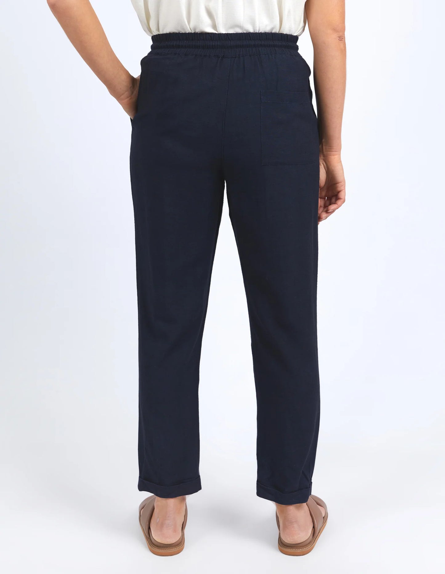 Clem Relaxed Pant - Navy