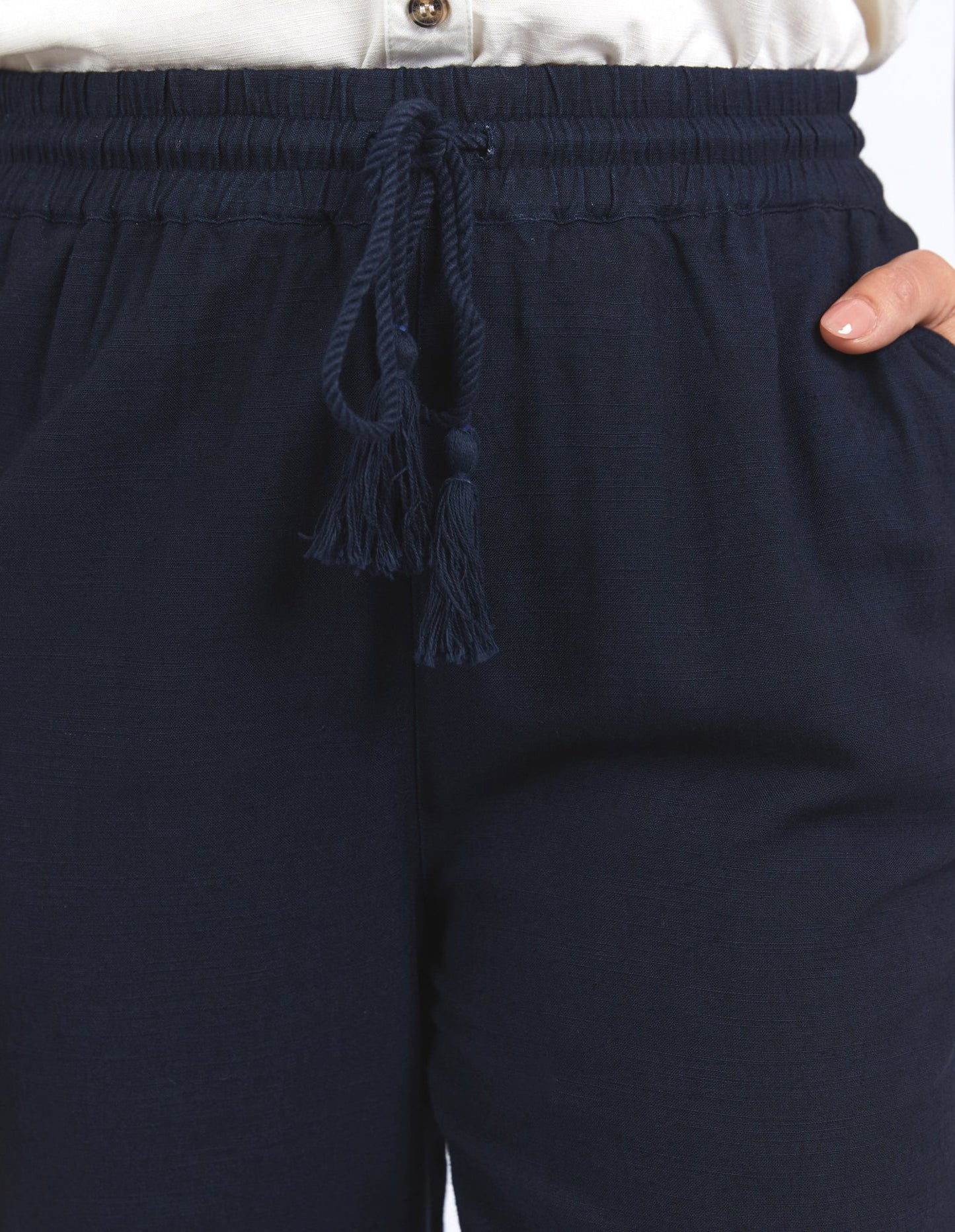 Clem Relaxed Pant - Navy